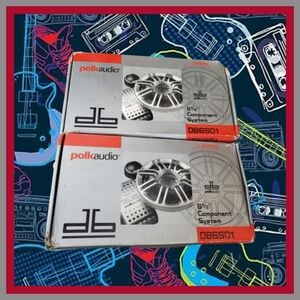 🆕️ Brand NEW Polk Audio DB6501 6-1/2" Component Speaker System For Car